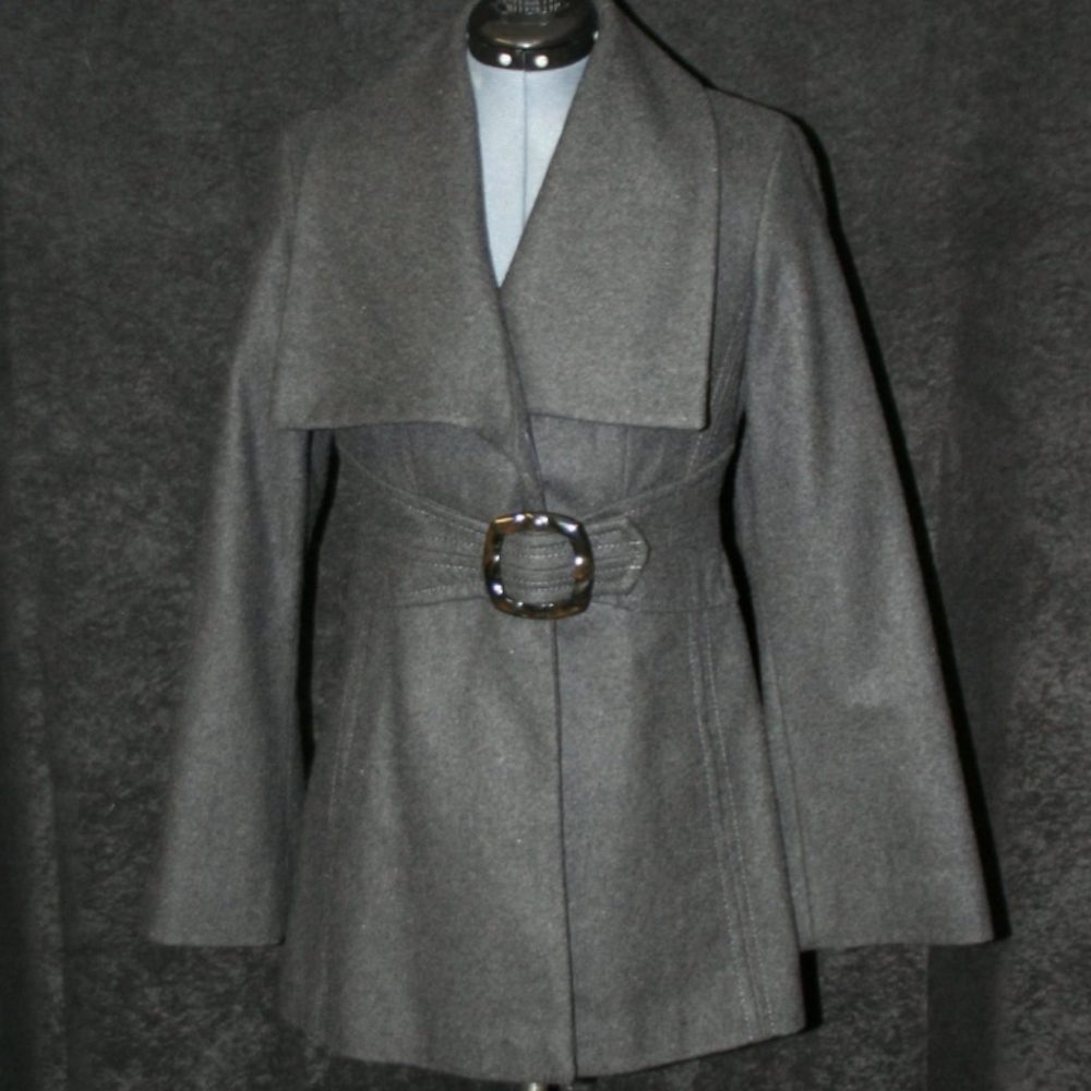 JESSICA SIMPSON grey pea coat